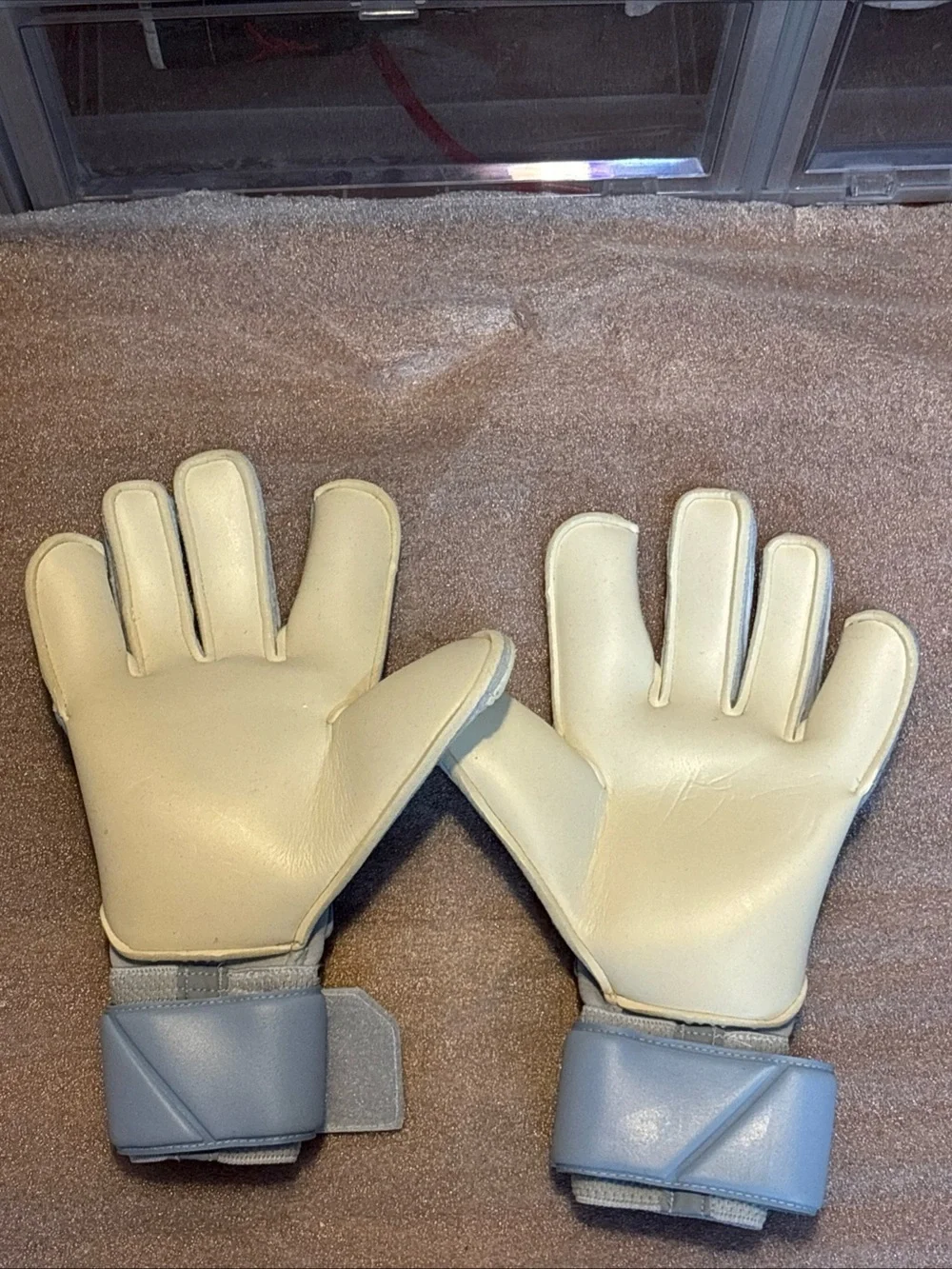 Nike Vapor Grip 3 Promo Elite Blue DM4008-548 Goalkeeper Goalie Gloves Sz 8.5